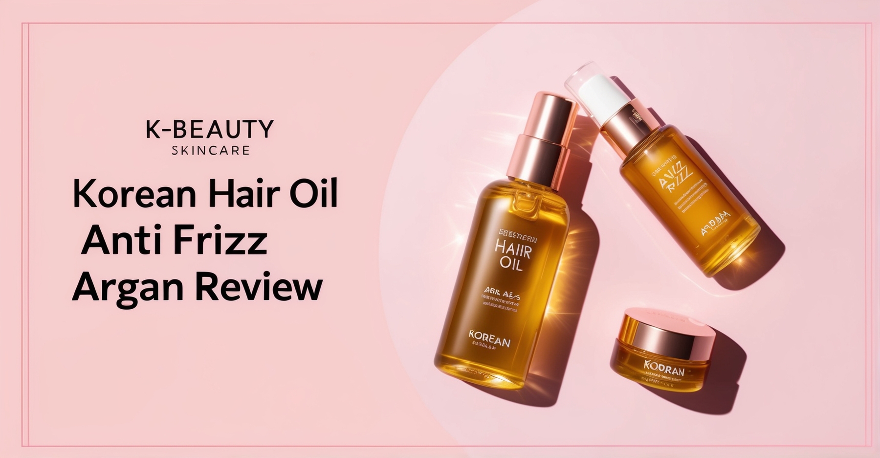 Korean Hair Oil Anti Frizz Argan Review