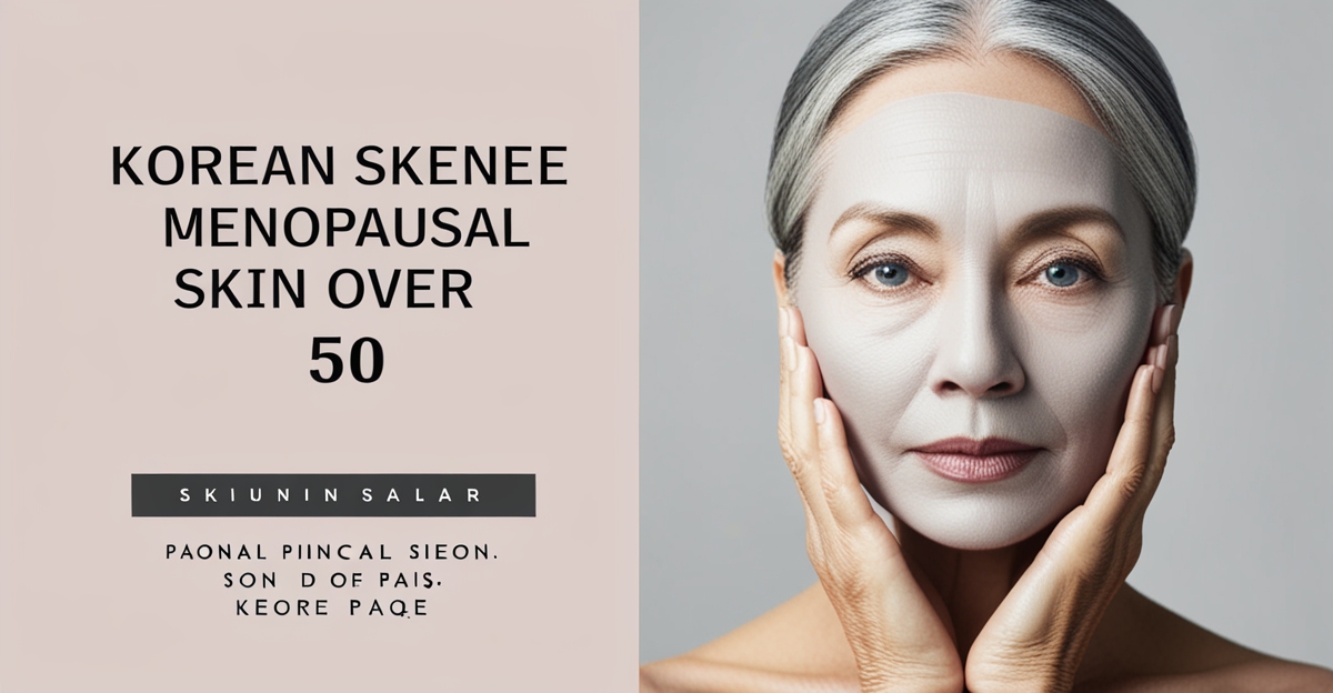 Korean Skincare for Menopausal Skin Over 50